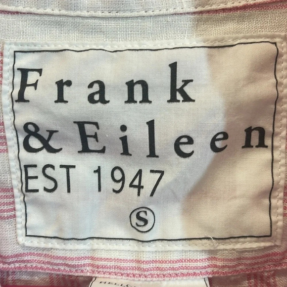 Frank & Eileen Barry Button Up Shirt Pink size small - Picture 3 of 8